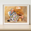 Full Round Drill 5D DIY Diamond Painting Grandma Wall Craft Rhinestones Picture