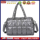 Fashion Lattice Quilted Nylon Crossbody Bag Women Casual Large Capacity Handbag