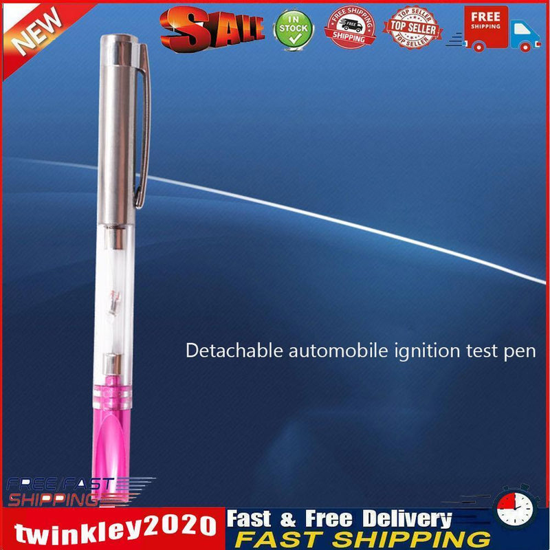 Car Ignition System Tester Spark Plugs Wires Coils Diagnostic Pen Tools Newly