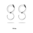 Home Organizer S shape Hooks Hanging Coat Hanger Rail Crossbar Clips Desk Hook