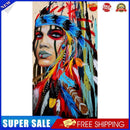 Indigenous Girl Oil Paint By Numbers Kits Canvas Picture DIY Wall Art Craft