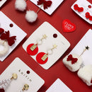 A Pair Girl  ? Wedding Wine Red Party Eardrop Earrings Ear Decor Fashion Jewelry