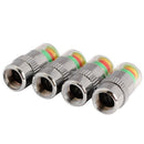 4 Pcs Car Auto Tire Monitor Valve Dust Cap Pressure Indicator Sensor Eye