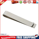 Long Metal Stainless Steel Money Clip Collar Card Clip Cash Holder Folder