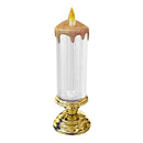 LED Candle Lights 7-color Gradient LED Nightlights for Dinner Room (Rose Red)