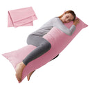 Full Body Pillowcase Sleeper Breathable Long Bed Throw Pillow Cover (Pink) Newly