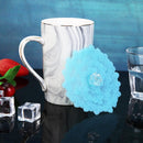 Cherry Cute Silicone Leakproof Heat Resistant Cover Seal Cup Lid (Blue)
