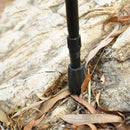 4pcs Trekking Pole Walk Stick Climb Camping Protector Cap Tip Cover (Black)