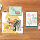 Metal Cutting Dies Stencil Stamps DIY Craft Triangle Series Embossing (C) Newly