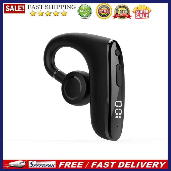 Digital Bone Conduction Ear Hook Earbuds Waterproof Bluetooth-compatible Headset