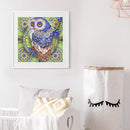 5D DIY Special Shaped Diamond Painting Owl Embroidery Mosaic Kit Home Wall De