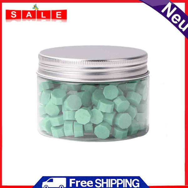200pcs Octagonal Wax Seal Beads Retro Stamp Tablet for Envelope DIY Craft Making