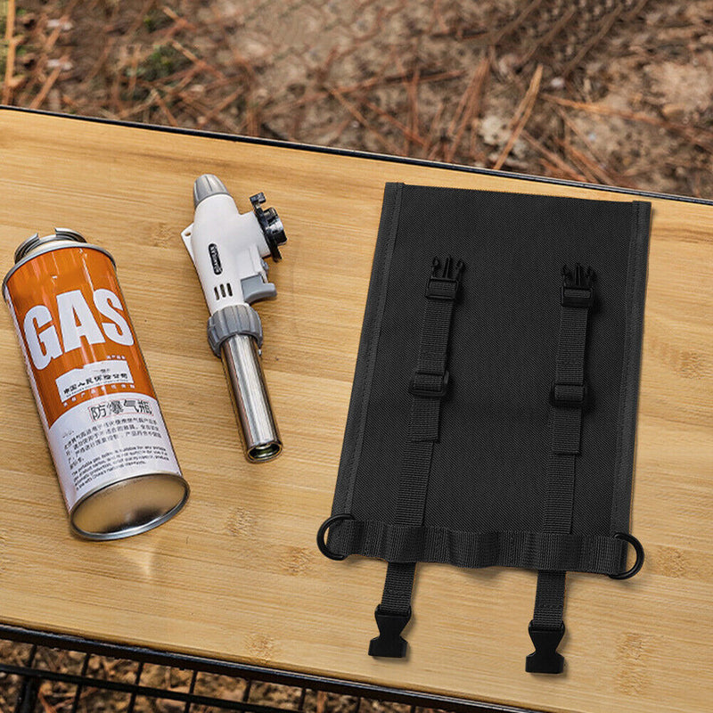 Gas Tank Protective Case Fuel Cylinder Outdoor Camping Gas Storage (Black) Newly