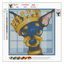 5D DIY Full Drill Diamond Painting Dog Cross Stitch Embroidery Mosaic Kit