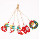 Double-side 5D Diamond Painting DIY Hanging Christmas Trees Pendant (GP009)