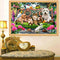 40x30cm Animal Garden DIY 5D Diamond Painting Cross Stitch Needlework Craft