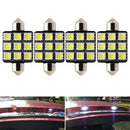 Canbus White COB Festoon Light Car LED Reading Bulbs C5W Dome Lamp For 4Pcs