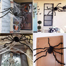 Lifelike Horrible Halloween Giant Spider Home Courtyard Tricky Scary Ornament