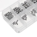 200pcs Stainless Steel Allen Head Socket Hex Set Grub Screw Assortment Cup