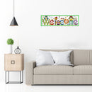 14CT Stamped Cartoon Embroidery Canvas Cross Stitch (K949 Welcome Board)
