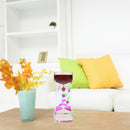 Liquid Motion Bubbler - Hourglass Liquid Timer Desk Ornament (Pink Green)