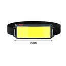 2PC COB LED Headlight Flashlight USB 3 Fashion Outdoor Travel Camping Hiking