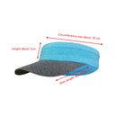 Sports Sun Visor Hat Long Soft Brim Breathable Sweatband Cap for Marathon Tennis