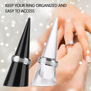 Transparent Acrylic Cone-Shape Jewelry Holder Ring Holder Ring Stand Display
