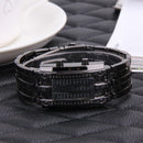 Lovers Steel Blue Luminous LED Electronic Display Watch (Black)(Women) Newly