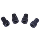 4pcs Presta to Shrader Bicycle Road Bike Valve Adapters Converters (Black) Newly
