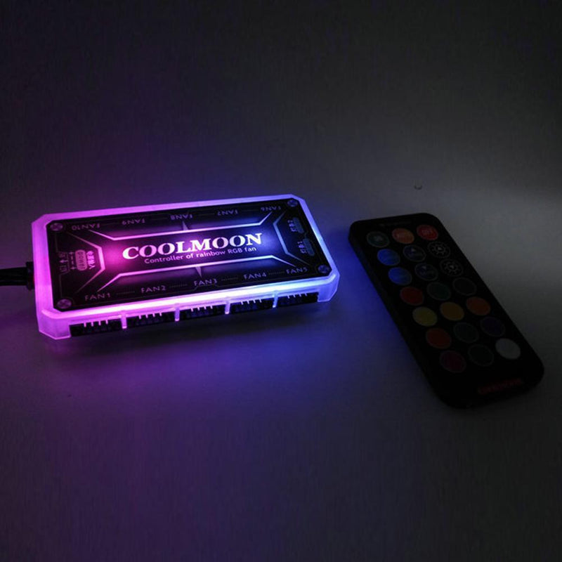 COOLMOON RGB Remote Controller DC12V 5A LED Color Intelligent Controller Newly