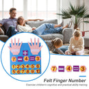 Intelligence Mathematics Felt Numbers Toddler Brain Development Counting Finger