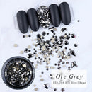 art Decor Glitter Glass Nail Art Rhinestones Flatback Rhinestone Bottom Crystal