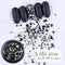 art Decor Glitter Glass Nail Art Rhinestones Flatback Rhinestone Bottom Crystal