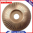 45 Steel Grinding Wheel Wood Sanding Carving Disc for Woodworking Angle Grinder