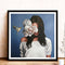 Flower Girl Oil Paint by Numbers Hand Painted Frameless Picture Home Ornament
