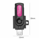 2 in 1 USB OTG Card Reader Micro USB OTG TF SD Card Reader Adapter (Pink)