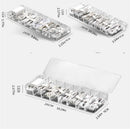2PCS storage buckle Dustproof Small Cover Cable Storage Box Desktop Data