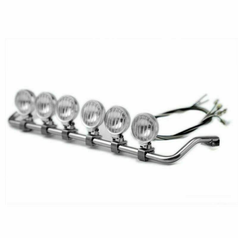 LED Spotlight Light for 1:14 Tamiya Scania RC Tractor Truck Top Roof Light Bar 6