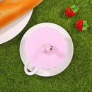 #A Cute Cup Dust Cover Dustproof Silicone Mug Covers Glass Mugs Cap for Glass Mu