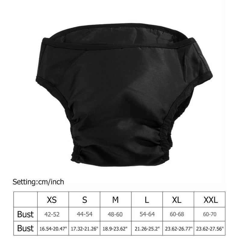Pets Physiological Pants Female Dog Menstruation Sanitary Shorts (Black XL)