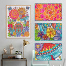 Partial Special Diamond Painting Set Large Eyes Bird Rhinestone Mosaic Picture