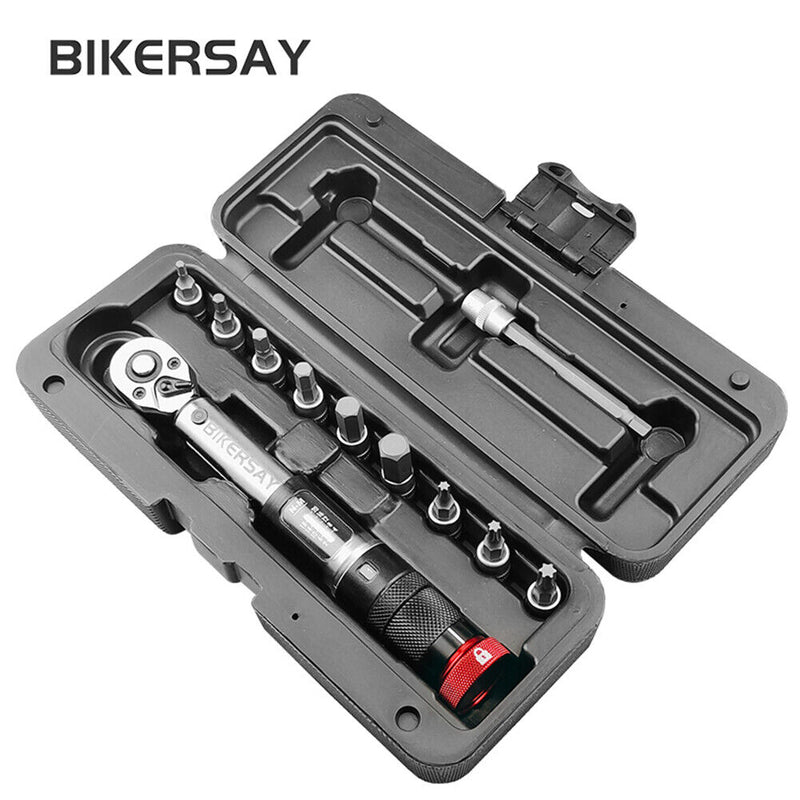 BIKERSAY 2-20Nm Torque Wrench Bicycle Repair Maintenance Spanner Tools Kit