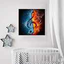 Full Cross Stitch 11CT Flame Note Counted Embroidery DIY Home Decoration Gifts