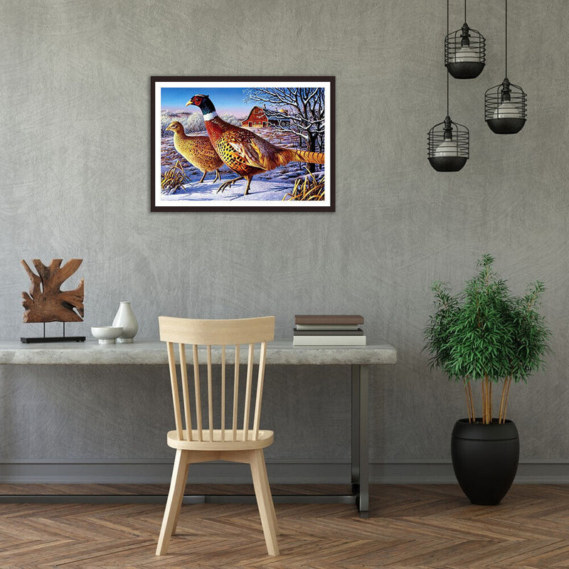 5D DIY Full Drill Diamond Painting Dove Cross Stitch Embroidery Home Decor Craft