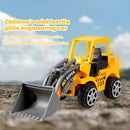 6pcs Fun Inertia Glide Construction Vehicle Set Child Excavator Tractor Pla