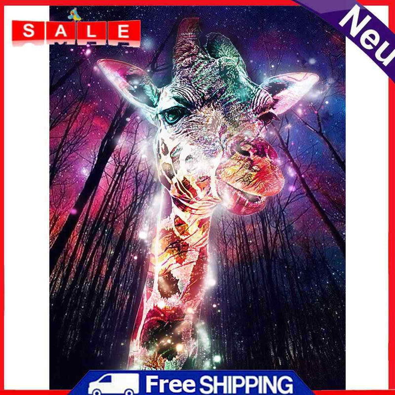 5D Giraffe Mosaic Diamond Painting Drawing Full Round Drill DIY Art Handcraft