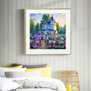 DIY Diamond Painting Kits Full Round Drill Garden Villa Mosaic Home Decoration