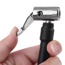 Lock-on Tire Chuck with Hose Car Bike Tire Inflator Hose Adapter (20cm) Newly