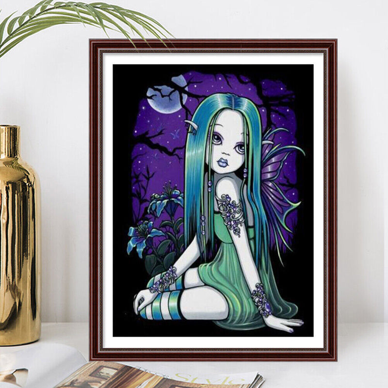 5D DIY Full Round Drill Diamond Painting Kit Grils Home Wall Art Craft Gift